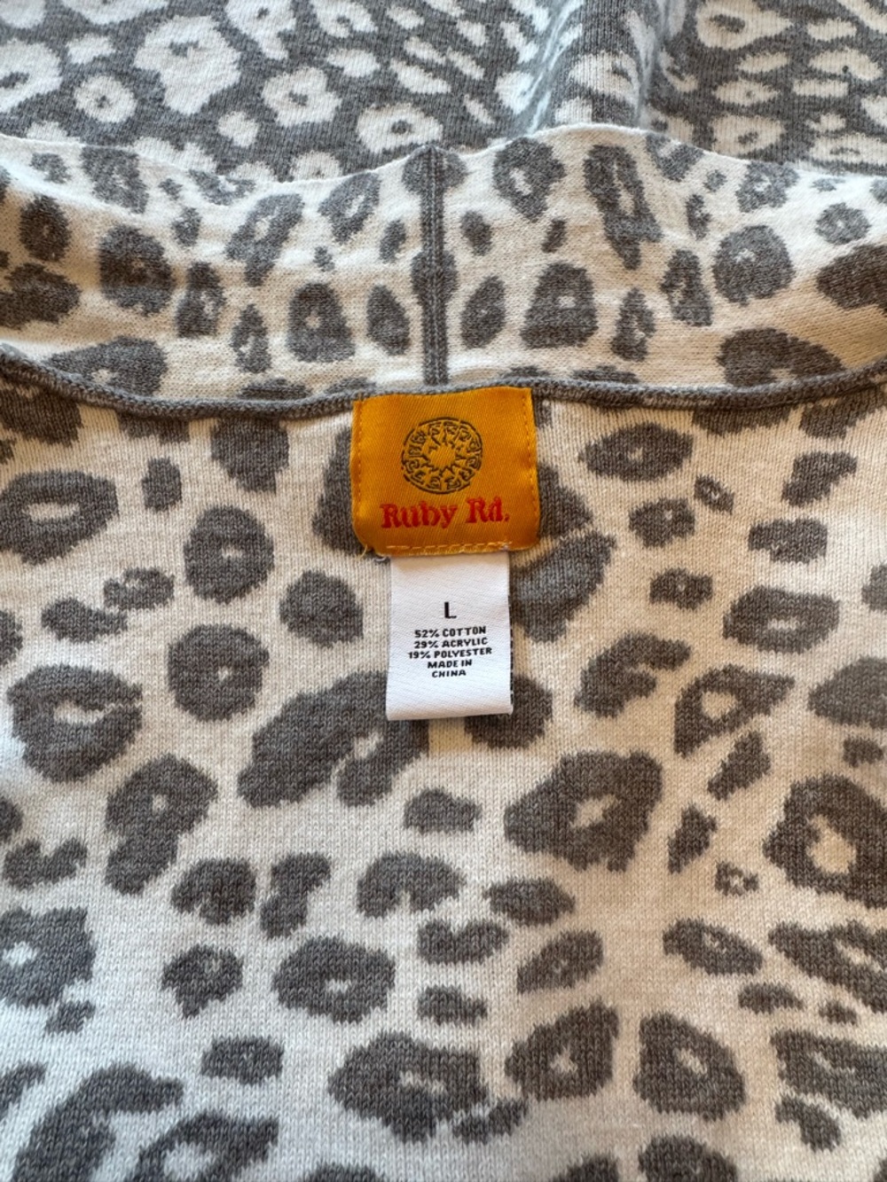 Ruby Rd. Woman Open Front Cardigan Sweater - Picture 3 of 4